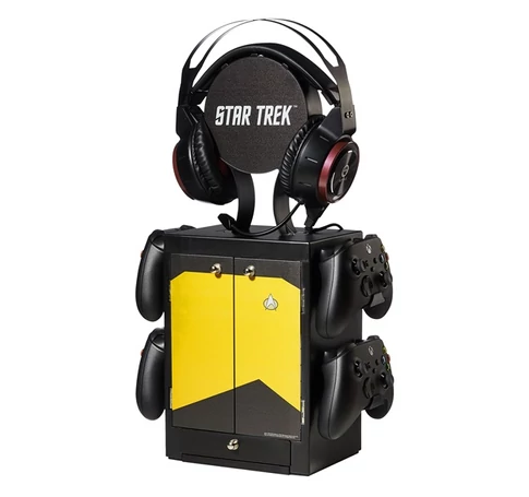 NUMSKULL PS5/XBOX Series Star Trek játéktartó szekrényes állvány, Sárga
