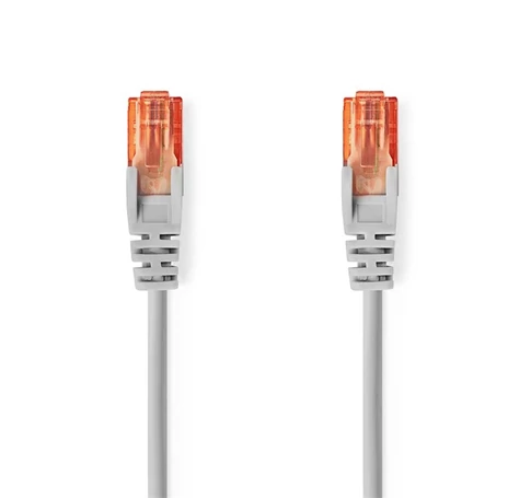 Nedis CCGL85230GY10 UTP Cat6 patch kábel, RJ45 aranyozott érintkezők, hossz 1m