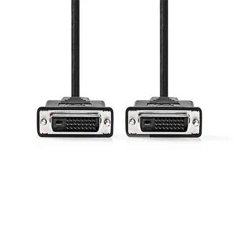 Nedis CCGP32001BK30 DVI-D 24+1p kábel, 2560x1600, hossz 3m