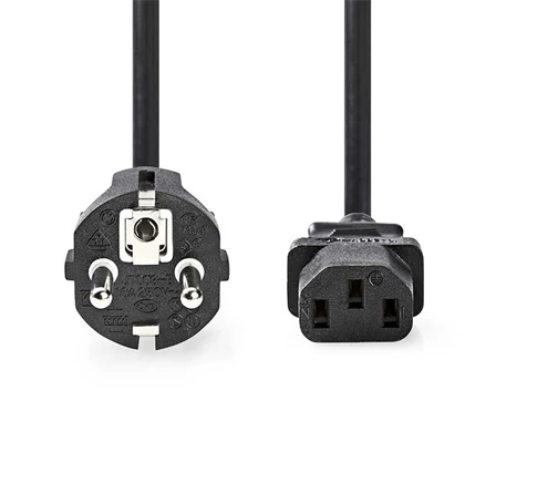 Nedis CEGL10030BK30 táp kábel IEC-320-C13, 3 x 1mm, hossz 3m