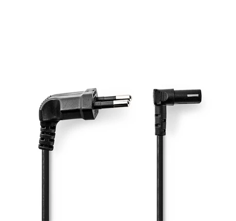 Nedis CEGL11075BK30 tápkábel IEC-320-C1, 90°-os szögben hajlított, 3m