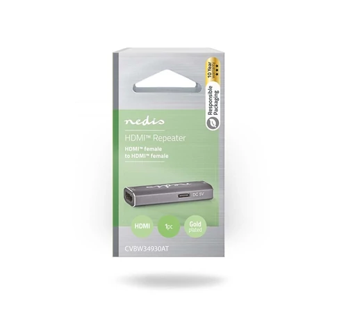 Nedis CVBW34930AT HDMI jelerősítő (repeater), 25m, 8K@60Hz, 48 Gbps