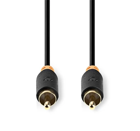 Nedis CABW24170AT20 digitális koax kábel, 2 x aranyozott RCA, hossz 2m