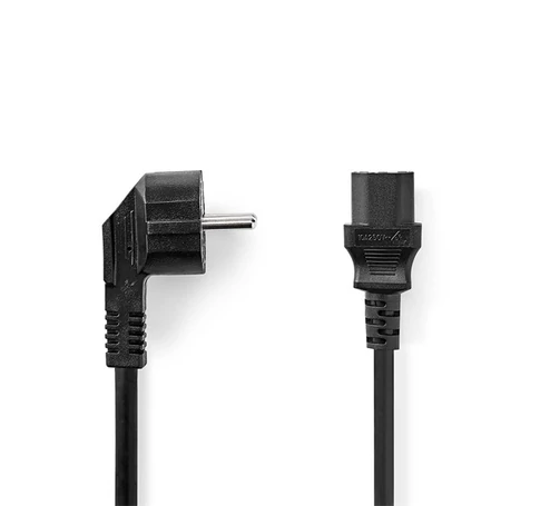 Nedis CEGL10000BK30 tápkábel IEC-320-C13, 3 x 1mm, hossz 3m