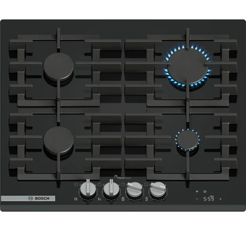 Bosch PRP6A6H40 hob Black Built-in 60 cm Gas 4 zone(s)
