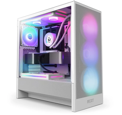 NZXT H5 Flow RGB Midi Tower White