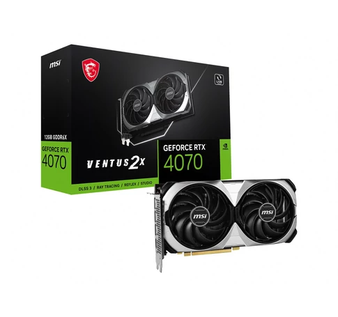 MSI GeForce RTX 4070 VENTUS 2X 12G GDDR6X DLSS 3