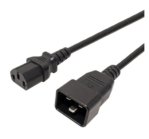 PREMIUMCORD Tápkábel C13 - C20 1m, fekete