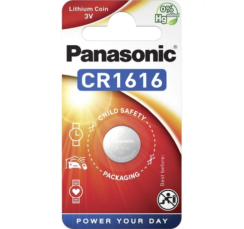 Panasonic CR1616 3V lítium gombelem 1db/csomag