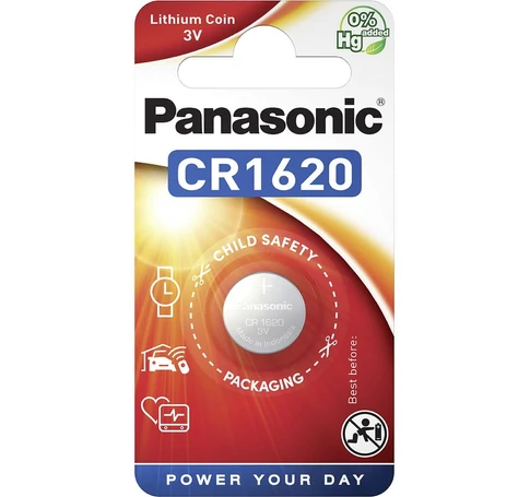 Panasonic CR1620 3V lítium gombelem 1db/csomag