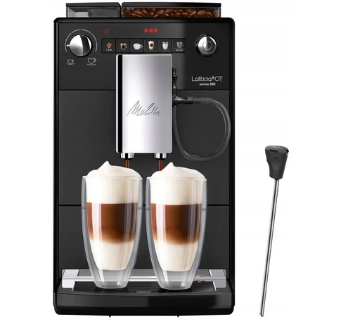 Melitta Latticia espresso machine with lance F300-101 Black