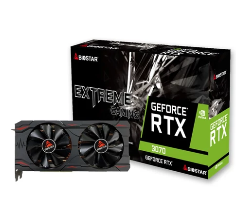 Biostar VN3706RM82 graphics card NVIDIA GeForce RTX 3070 8 GB GDDR6