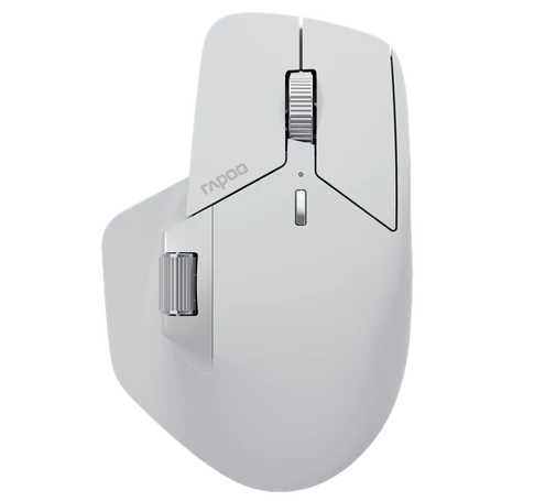 RAPOO 226037, RAPOO MULTIMODE "MT760L" BLUETOOTH + 2,4GHZ OPTIKAI EGÉR, FEHÉR