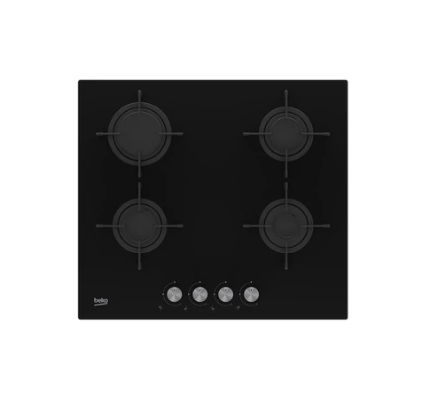 Beko HILG 64220 S hob Black Built-in Gas 4 zone(s)