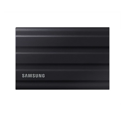 SAMSUNG Hordozható SSD T7 Shield, USB 3.2 Gen.2 (10Gbps), 1TB, Fekete