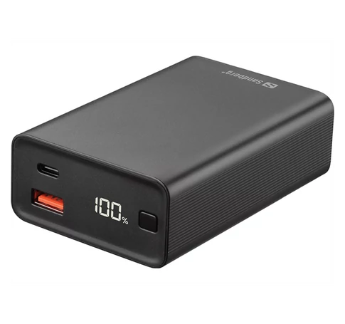 SANDBERG Hordozható akkumulátor, Travel powerbank 20000 PD65W