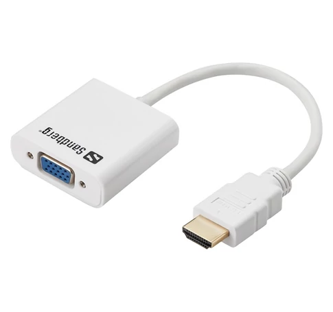 SANDBERG Kijelző konverter, HDMI to VGA Converter