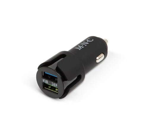 MNC 55054BK SZIVARGYÚJTÓ ADAPTER 2 X USB  2,1 A FESZÜLTSÉGMÉRŐVEL