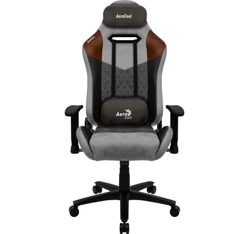 Aerocool DUKE AeroSuede Universal gaming chair Black, Brown, Grey
