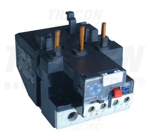 Termikus túláramvédelmi relé TR1F segédkontaktorokhoz  690V, 0-400Hz, 17-25A, 1×NC+1×NO