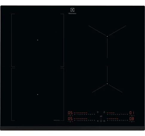 Electrolux EIS62453 Black Built-in 60 cm Zone induction hob 4 zone(s)