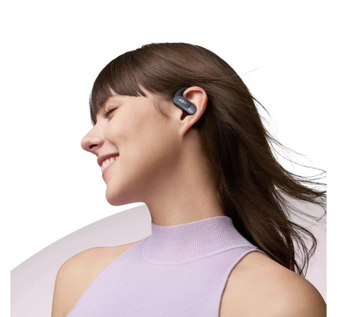 SHOKZ OpenFit Air Headset Wireless Ear-hook Calls/Music/Sport/Everyday Bluetooth Black