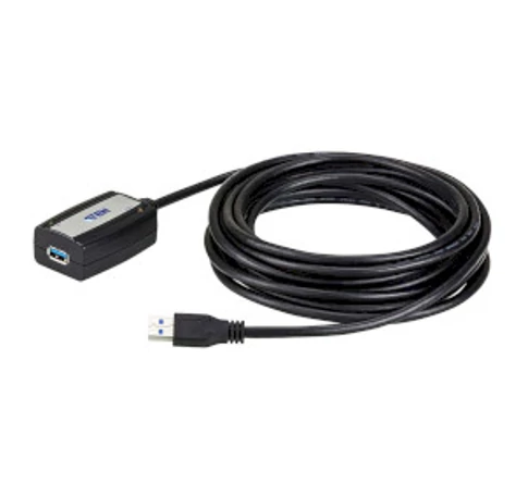 USB 3.0 Kábel USB A Aljzat - USB A Dugó 5 m Fekete