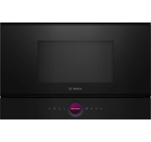 Bosch Serie 8 BFR7221B1 microwave Black Solo microwave Built-in 21 L 900 W