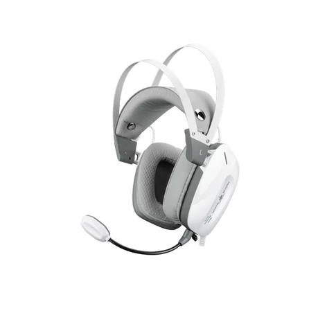 WHITE SHARK GH-2446W GOTTAN-W  vez.nélk. gamer fejhallgató mikrofonnal, fehér