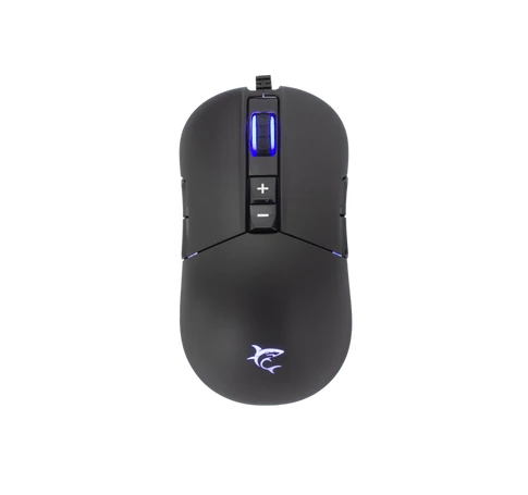 WHITE SHARK ARTHUR (GM-9005) gamer egér, 9D, fekete, 10000 dpi, RGB