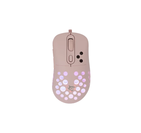 WHITE SHARK AZRAEL-P, GM-5013P gamer egér,6D, pink, 7200 dpi, RGB