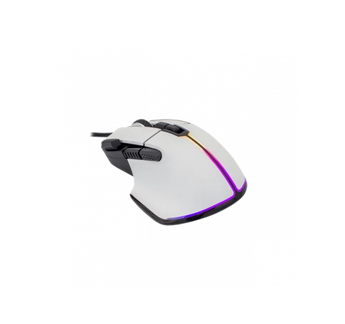 WHITE SHARK GM-9006W MARROK-W gamer egér, fehér, 12000 dpi