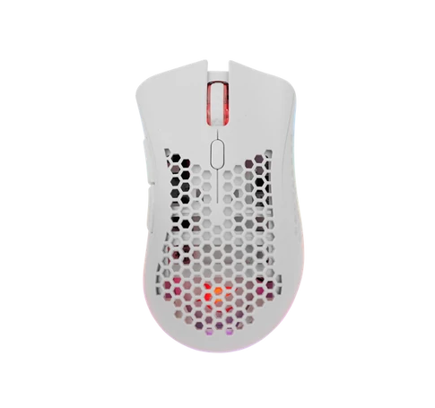 WHITE SHARK LIONEL-W, WGM-5012W vezeték nélküli gamer egér, fehér, 10000 dpi