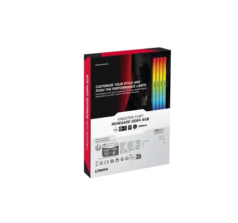 Kingston Technology FURY 16GB 3200MT/s DDR4 CL16 DIMM (Kit of 2) Renegade RGB