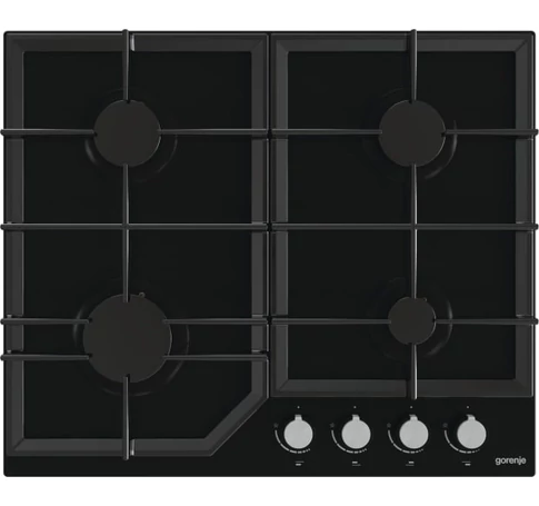 Gorenje GT641KB hob Black Built-in 60 cm Gas 4 zone(s)