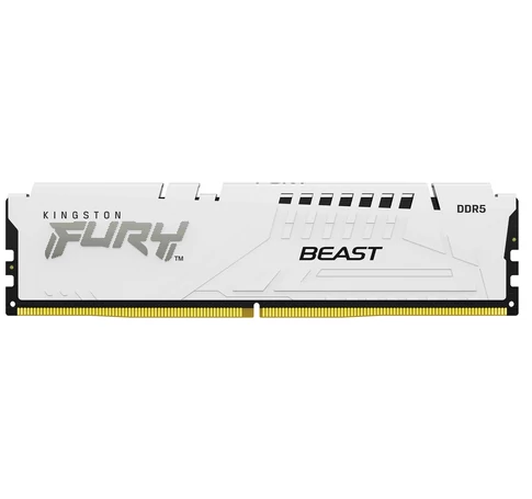 Kingston Technology FURY Beast 32GB 6000MT/s DDR5 CL40 DIMM White XMP