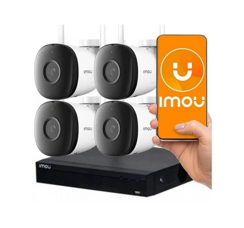 Imou KIT/NVR1104HS-W-S2/4-F22 Imou Kit Lite 2MP WiFi IP camera set for surveillance