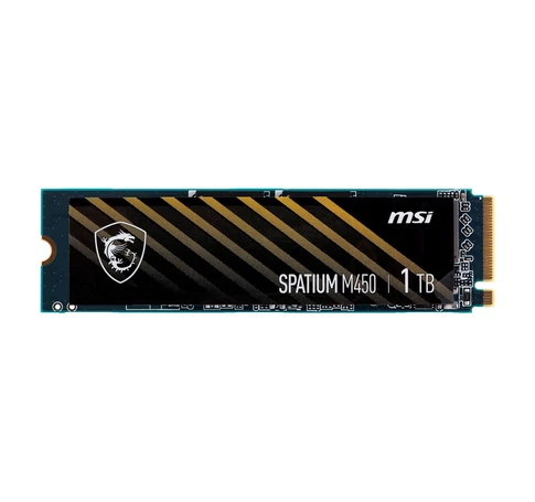MSI SPATIUM M450 PCIe 4.0 NVMe M.2 1000GB PCI Express 4.0 3D NAND