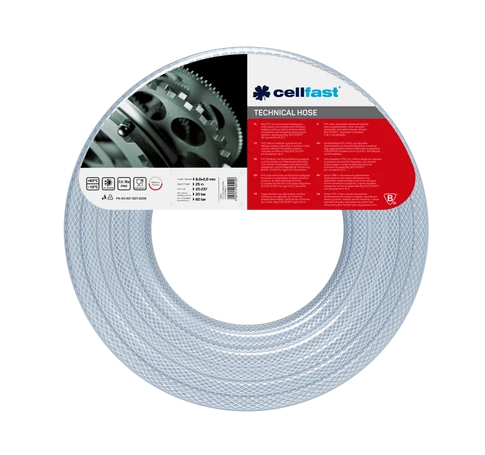 CELLFAST Erősített technikai tömlő 6,0 x 2,0 mm 25 m