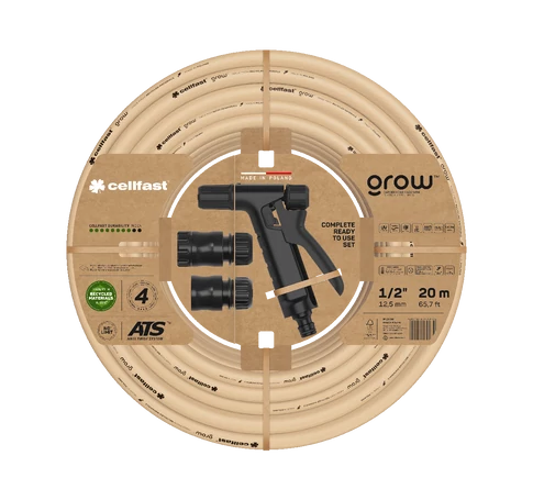 CELLFAST Locsolótömlő 4 rétegű GROW SET 1/2&quot  20 m