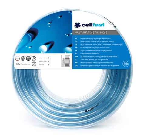CELLFAST Technikai tömlő PVC, többcélú 6,0 x 1,5 mm 50 m