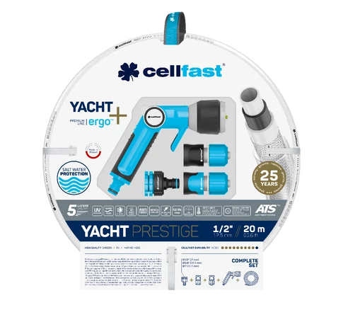 CELLFAST Locsolótömlő YACHT PRESTIGE SET 1/2&quot  20 m