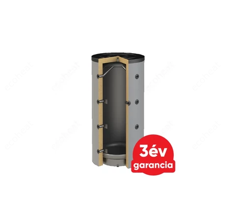Sunsystem PS 300 fűtési puffer tartály 100°-os csonkozással (kemény PU szigetelés)