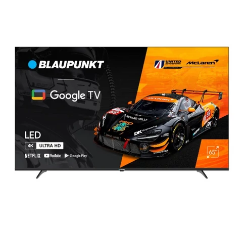 TV Blaupunkt 65UGC5500S 65" 4K Ultra HD DLED Google TV Wi-Fi Bluetooth fekete