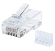 Intellinet 790604 huzalcsatlakozó RJ45 Átlátszó