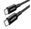 Ugreen US316 USB-C - USB-C kábel, 100W, 5A 0,5m (fekete)