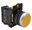 Egyszerű nyomókapcsoló, sárga  1×NO, 5A/230V AC-15, IP65