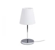 NYC/CONNY 15/15 asztali lámpa Polycotton fehér/nikkel 230V LED E27 7W