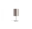 NYC/RON 15/20 asztali lámpa Monaco galamb szürke/ezüst PVC/nikkel 230V LED E27 7W