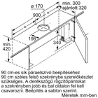 Kép 4/5 - Bosch DFS097A51 beépíthető kihúzható páraelszívó